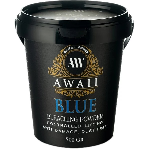 پودر دکلره آوایی مدل آبی BLUE وزن 500گرم