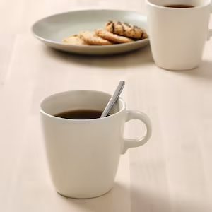 ماگ سرامیکی ایکیا رنگ کرمی IKEA-FÄRGKLAR