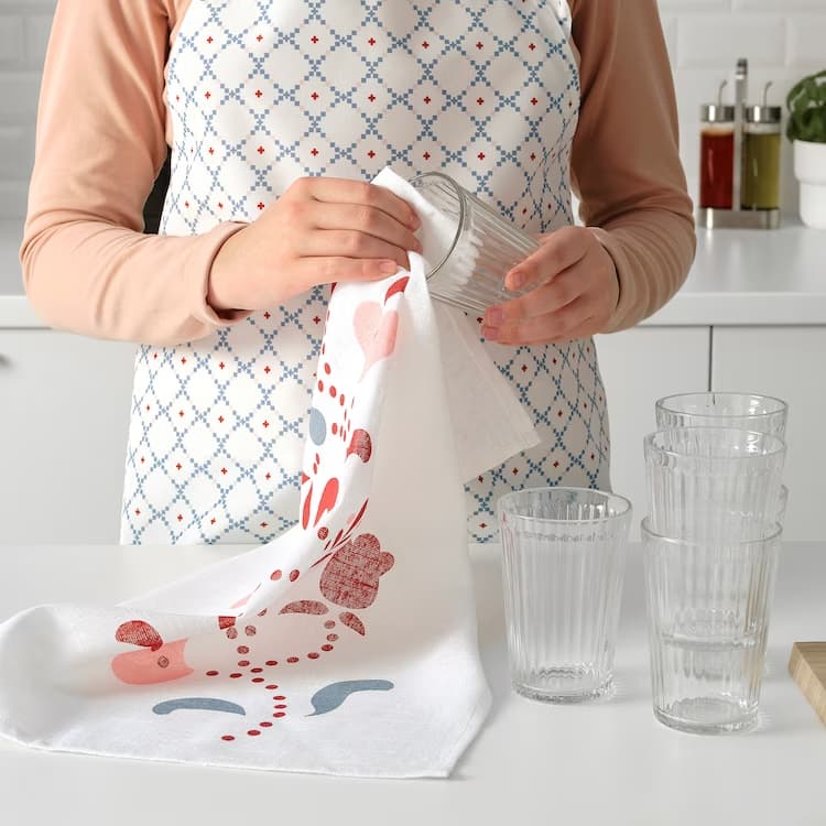 دستمال آشپزخانه طرح دار ایکیا IKEA-INAMARIA