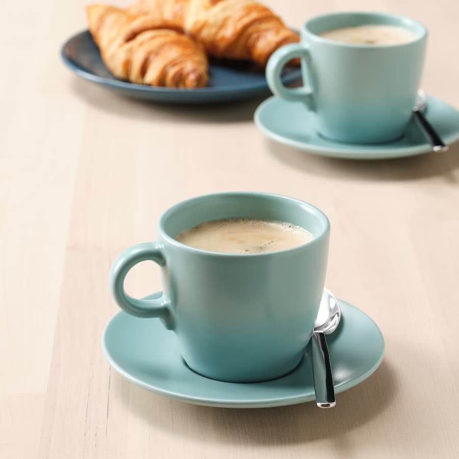 فنجان نعلبکی ایکیا IKEA-FÄRGKLAR