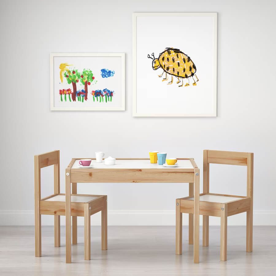 میز و صندلی چوبی کودک ایکیا IKEA-LÄTT