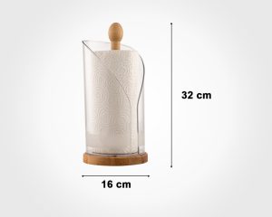 جا دستمال رولی چوبی لیمون کد2254