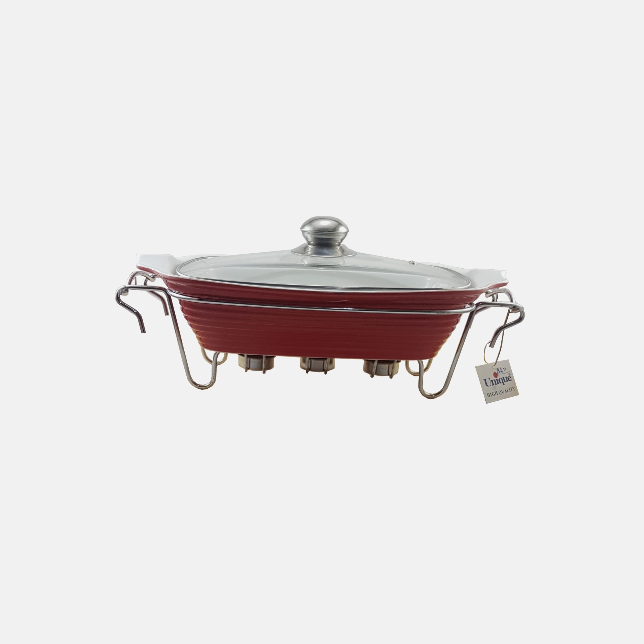 سوفله خوری مستطیل قرمز یونیک کد 8520