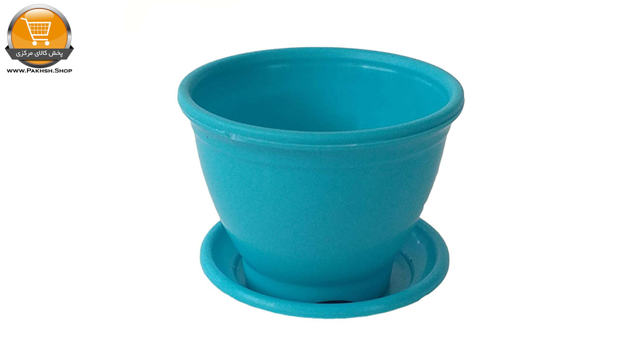 گلدان پلاستیکی مدل دایره ای سایز 10