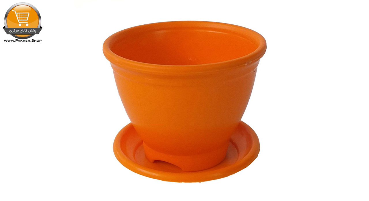 گلدان پلاستیکی مدل دایره ای سایز 10