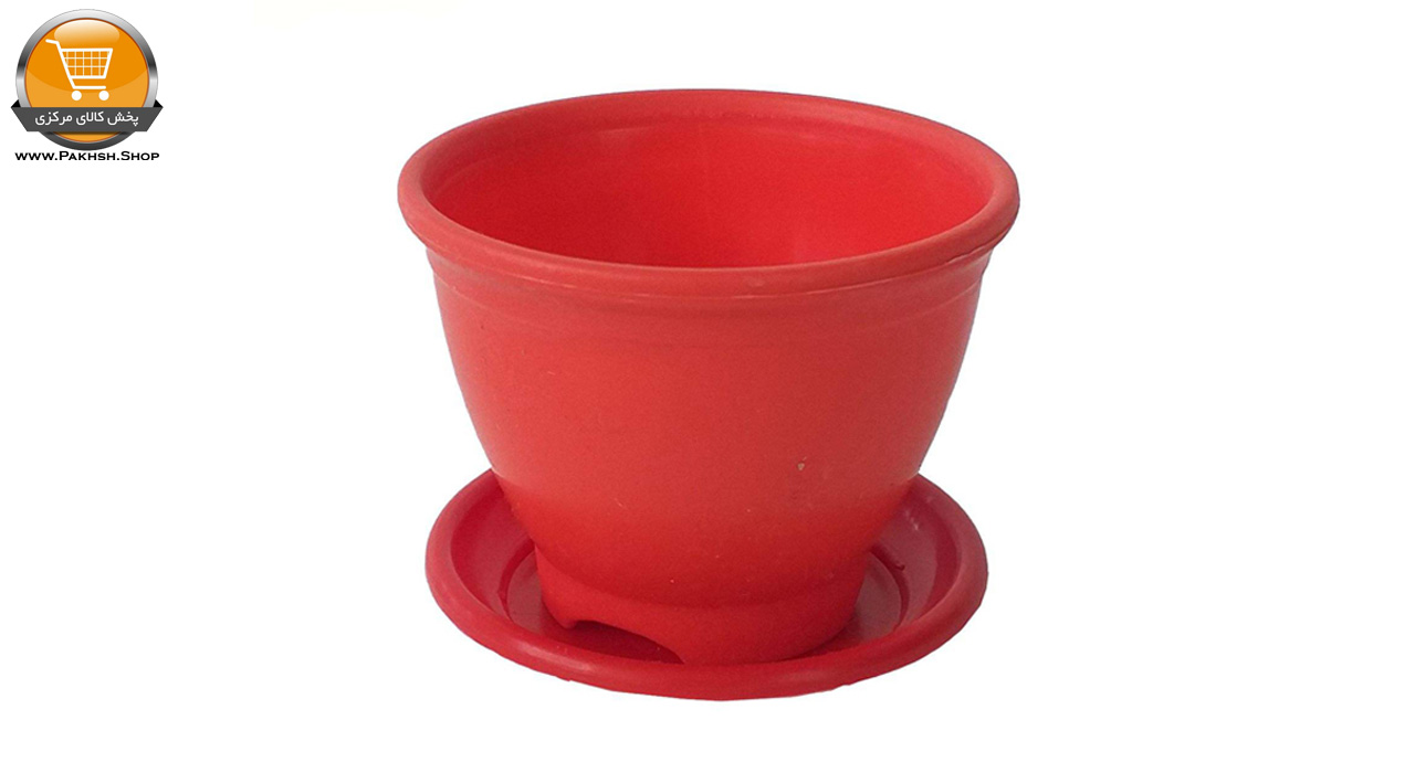 گلدان پلاستیکی مدل دایره ای سایز 10