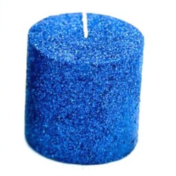 شمع استوانه ای آبی اکلیلی 