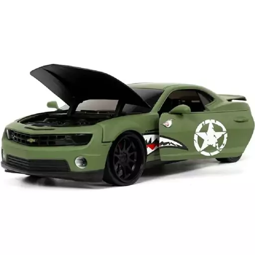 ماکت ماشین - شورلت کامارو 2010 - 2010 Chevrolet Camaro - مقیاس 1.24 برند جادا Jada - فلزی - فول بازشو