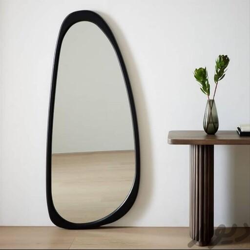 آینه قدی چوبی مدل سیمرغ ابعاد 160 در 60