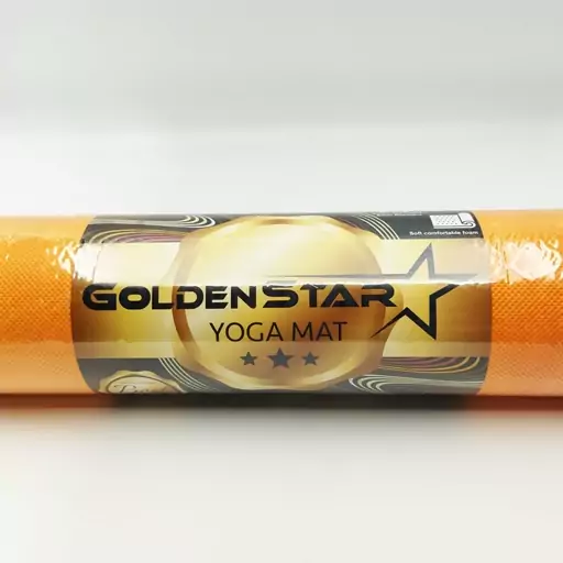 مت یوگا گلدن استار 6 میل EVA نارنجی کیفیت درجه 1 GOLDEN STAR