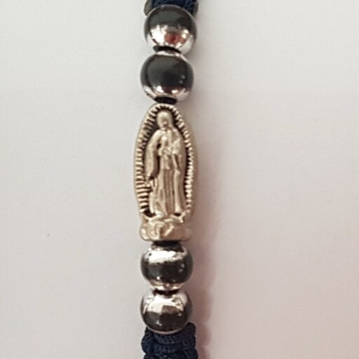 دستبند بافت طرح مریم مقدس 