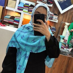 روسری قواره 130 نخی چاپ دیجیتال اسپرت