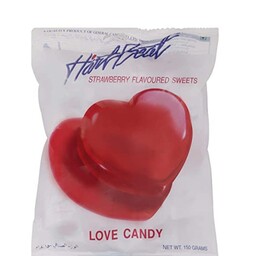 ابنبات قلبی توت فرنگی 150 گرم Love Candy Strawberry

