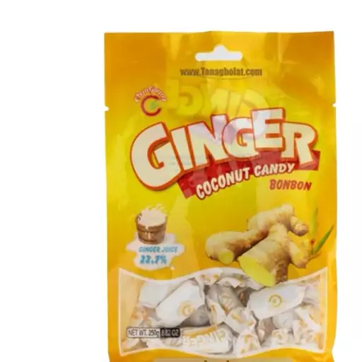 تافی زنجبیل 250 گرم GinGer toffee

