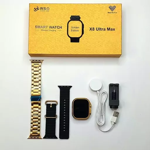 ساعت هوشمند طرح اولترا مدل X8 ULTRA MAX - Golden Edition