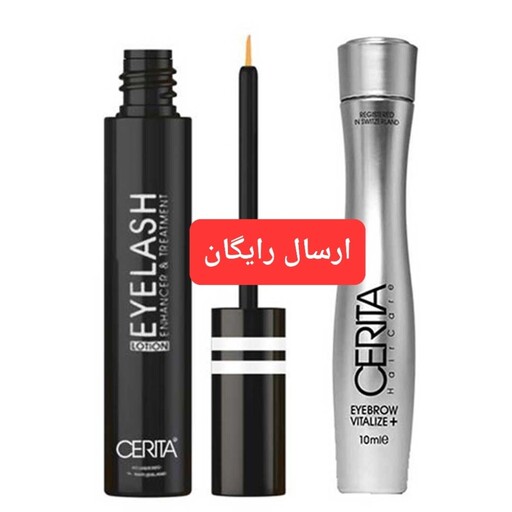 پک سرم احیاکننده ابرو سریتا و محلول تقویت کننده مژه سریتا Eyelash انقضا 1405