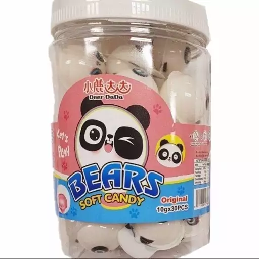 پاستیل ژله خرس های پر شده با طعم میوه 30 عددی Bears Soft Candy