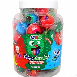 پاستیل ژله سه بعدی رنگ آمیزی 30 عددی Juicy Discolor Gummy