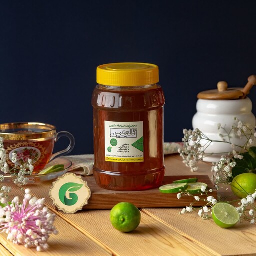 عسل چهل گیاه اعلا  طبیعی (1000گرمی) ساکارز 3 با برگه آزمایش از آزمایشگاه مواد غذایی هورتاش