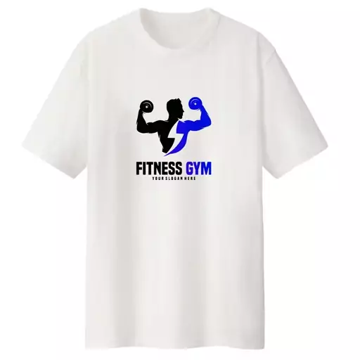 تیشرت لانگ مردانه طرح GYM کد  LL18 S