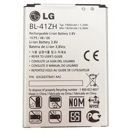 باتری موبایل مدل BL-41ZH ظرفیت 1900گوشی موبایل ال جی