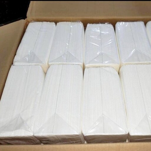 دستمال کاغذی نیم کیلویی با بسته بندی ساده  (6 عددی)
