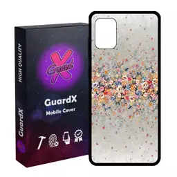 کاور گارد ایکس طرح Flower مدل Glass10409 مناسب برای گوشی موبایل سامسونگ Galaxy A31