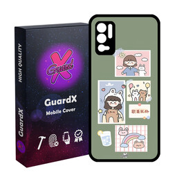 کاور گارد ایکس طرح Girl مدل Glass10514 مناسب برای گوشی موبایل شیائومی Redmi Note 10 5G/Poco M3 Pro /Redmi Note 10T 5G