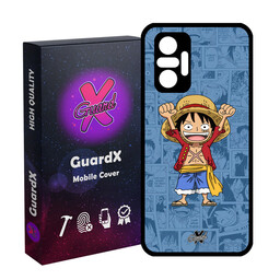 کاور گارد ایکس طرح One Piece Luffy Anime مدل Glass10464 مناسب برای گوشی موبایل شیائومی Redmi Note 10 Pro/Note 10 Pro Max