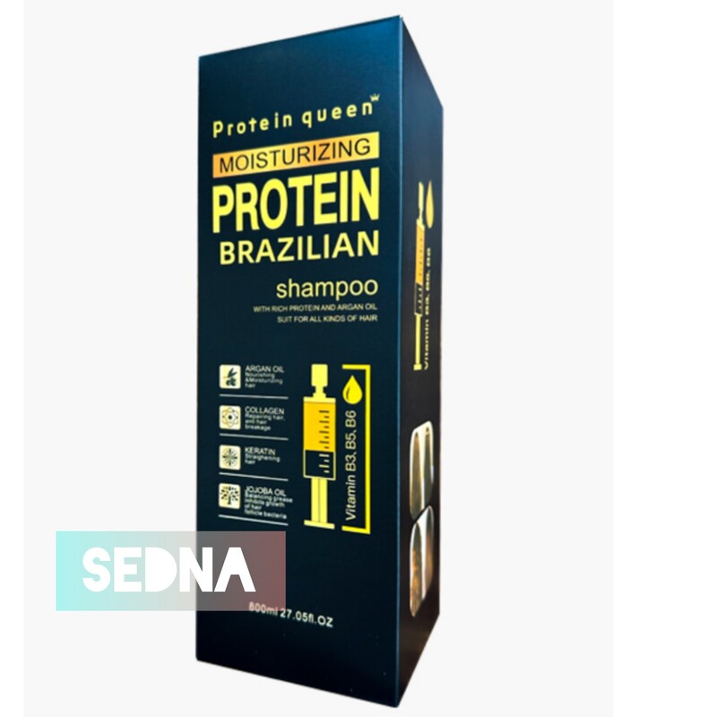 شامپو پروتئین برزیلین پروتئین کوئین  فری سولفات کراتینه اصلی انگلیسی 