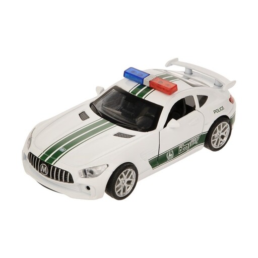 ماکت ماشین فلزی بنز AMG پلیس دبی موزیکال اسباب بازی شادینو