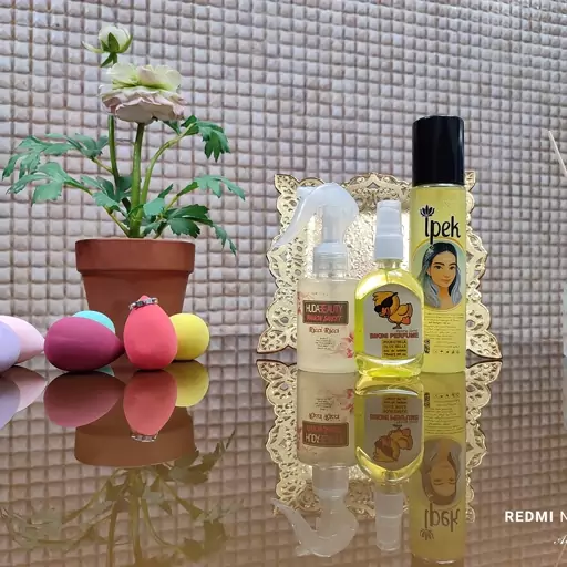 پک 3تیکه معطر شامل عطر مو.بادی اسپلش عطر بیکینی