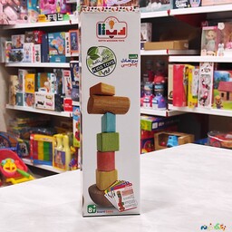 اسباب بازی برج تعادل چوبی محصول شرکت سپتا برای 3 سال به بالا 