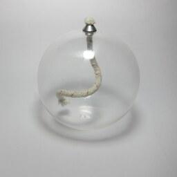 شیشه شمع مایع پیرکس مدل گرد  بزرگ 