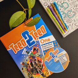 کتاب آموزش زبان انگلیسی Teen 2 teen one ( تین تو تین 1) ویژه نوجوانان و سطح پایه، teen to teen، teen2teen