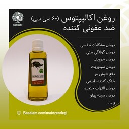 روغن اکالیپتوس 60 سی سی بهبود خر و پف (کیفیت تضمینی و طبیعی)