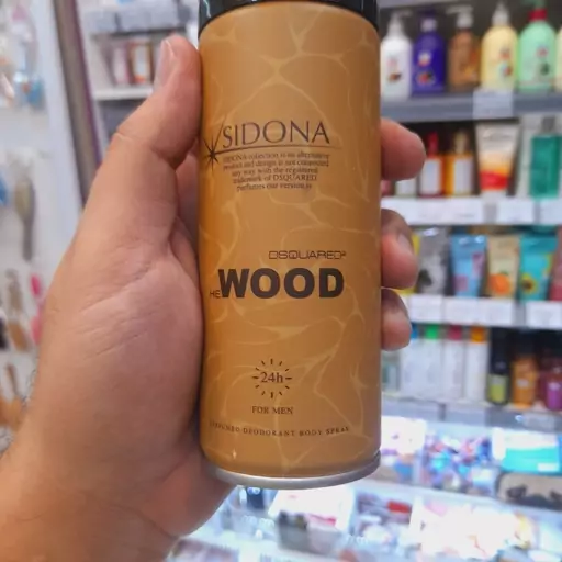 اسپری بدن وود WOOD مردانه سیدونا 200 میل