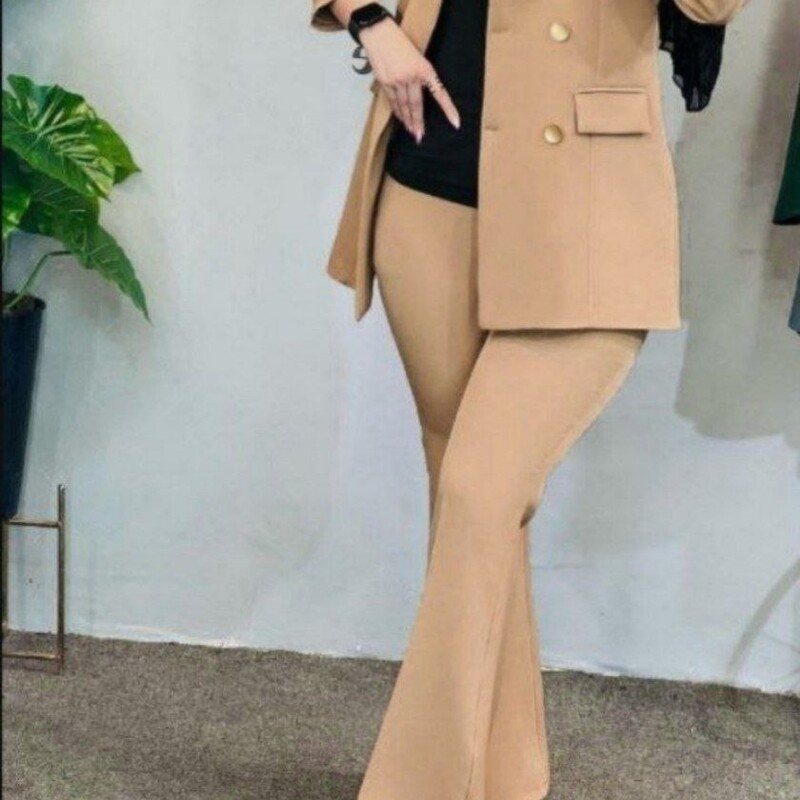 کت شلوار مازراتی زنانه مدل ماندگار از سایز 40 تا46 لایه دوزی شده