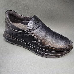 کفش مردانه طبی مارسل کنار کش نرم سبک مناسب پیاده روی روزمره سر کار سایز 40 الی 44