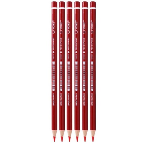 مداد قرمز ووک گرد بسته 12تایی