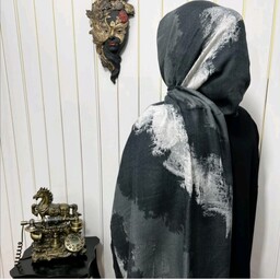 (روسری توتیا قم) شال نخ صابونی پائیزه منگوله دار جدید زیبا جذاب با کیفیت 