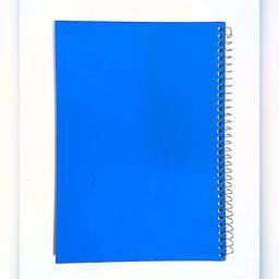  پک 10 عددی دفتر سیمی 100 برگ با کاغذ 70 گرم طرح رنگی ساده