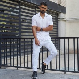 ست پیراهن شلوارمراکشی مردانه سفید مدل Pasha
جذابیت در یک قدمی شماست
کیفیت استثنایی 
ست پیراهن شلوار 
