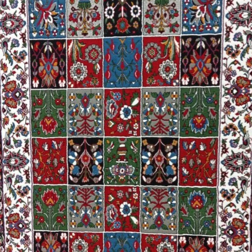 فرش سنتی 4متری 500شانه 5رنگ  جنس نخ بی سی اف رنگ ثابت بدون پرزدهی کیفیت عالی
