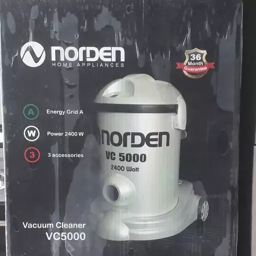 جاروبرقی نوردن  مدلVC5000     جارو برقی سطلی Norden با ضمانت شرکتی