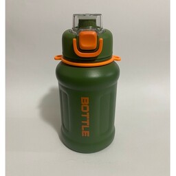 فلاسک مدل bottle گنجایش 0.65 لیتر رنگ سبز تیره ، کمپینگ