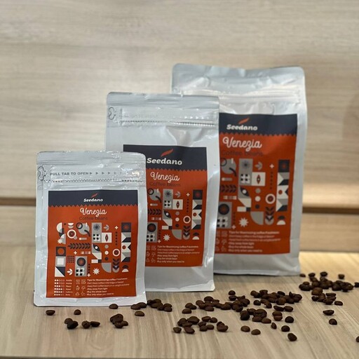 دانه قهوه ونیز سیدانو 1 کیلوگرمی (20 درصد عربیکا 80 درصد روبوستا)