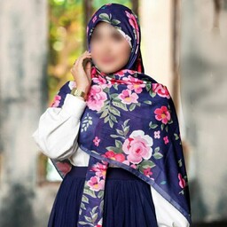روسری مجلسی نخی قواره بزرگ در طرح های زیبا زنانه و دخترانه کالکشن عید