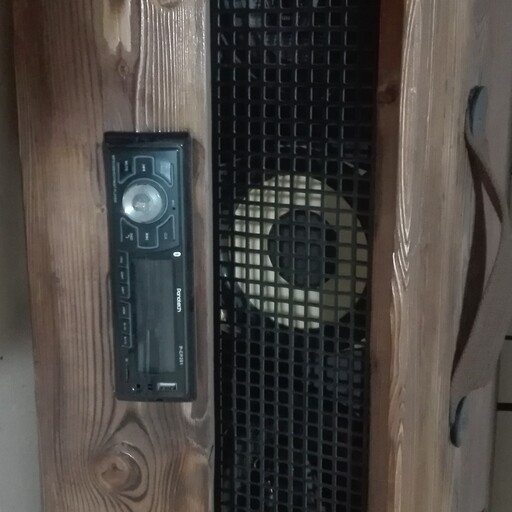 اسپیکر   ضبط صوت باند چوبی طرح قدیمی  امپیلی فایر  دستساز 