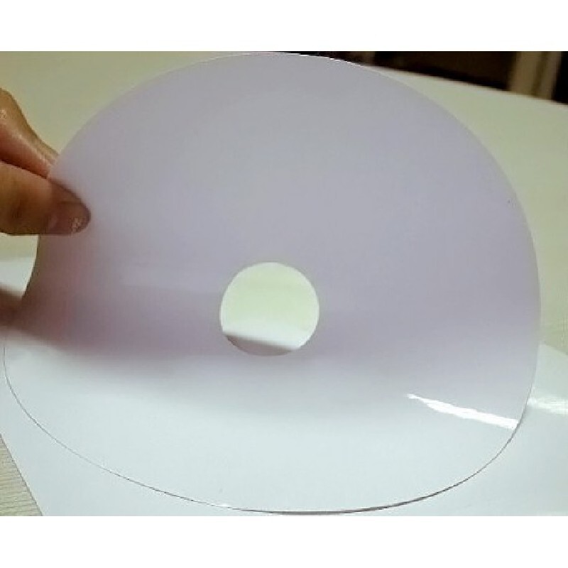 بسته 10 عددی برچسب سفید و آماده چاپ CD و DVD با قابلیت چاپ قبل و پس از چسباندن روی CD و DVD